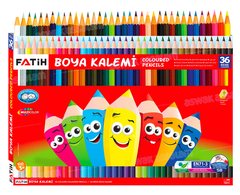 36 CRAYONS DE COULEUR FATIH