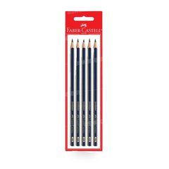 5 CRAYONS NOIRS HB FABER-CASTELL