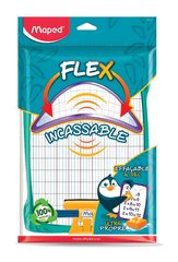 Ardoise effaçable incassable 19x27cm + feutre + brosse – MAPED