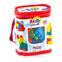 BLOCS DE CONSTRUCTION COLORES 40 PIECES SMART KIDS