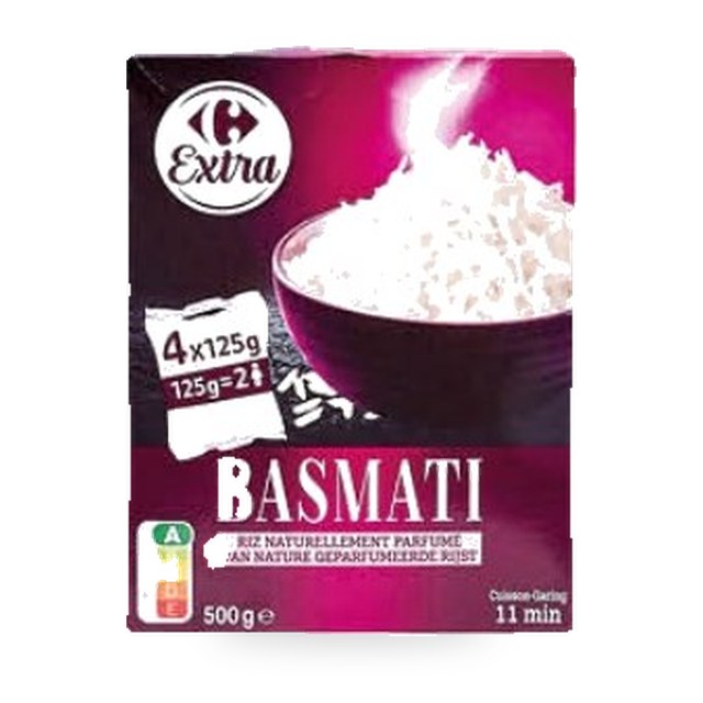 Riz parfumé Basmati Carrefour 500g x 4