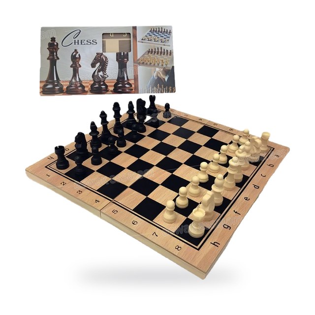 JEU D’ECHECS EN BOIS 39CM