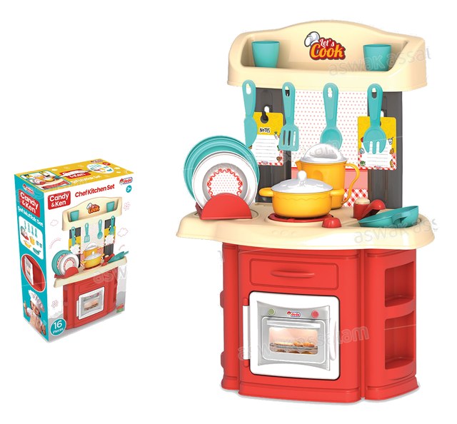 JEU DE CUISINE ENFANT 16 ACCESSOIRES