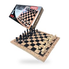 JEU DECHECS PORTABLE EN BOIS 30*15CM