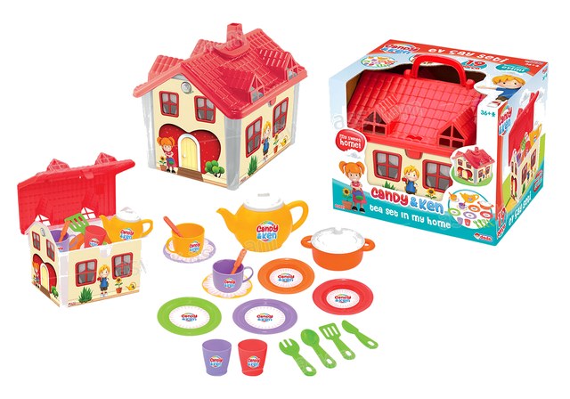 MAISON DE THE AVEC ACCESSOIRES POUR ENFANT