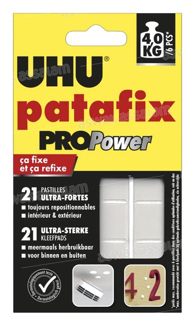 PATAFIX PROPOWER 21 PASTILLES UHU
