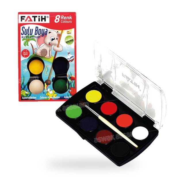 PEINTURE A L’EAU 8 COULEURS FATIH