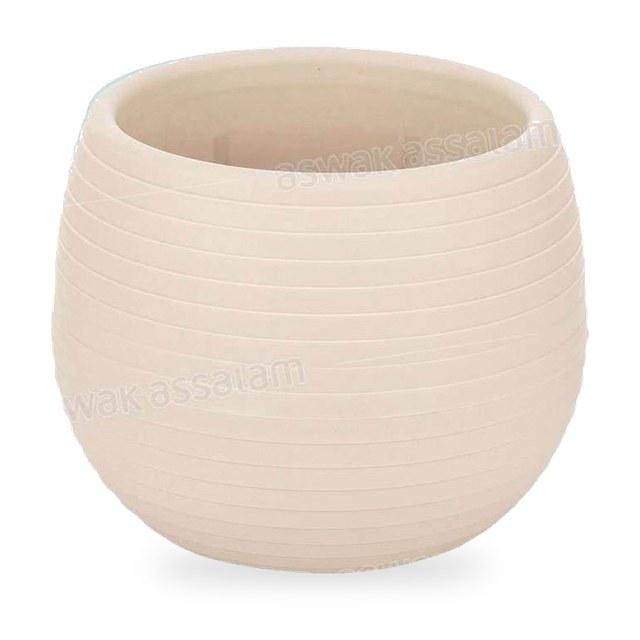 POT DE FLEURS 1,3L CREME GAMME COLORFUL