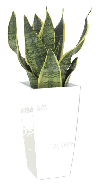 POT DE FLEURS CARRE 25CM BLANC PISA