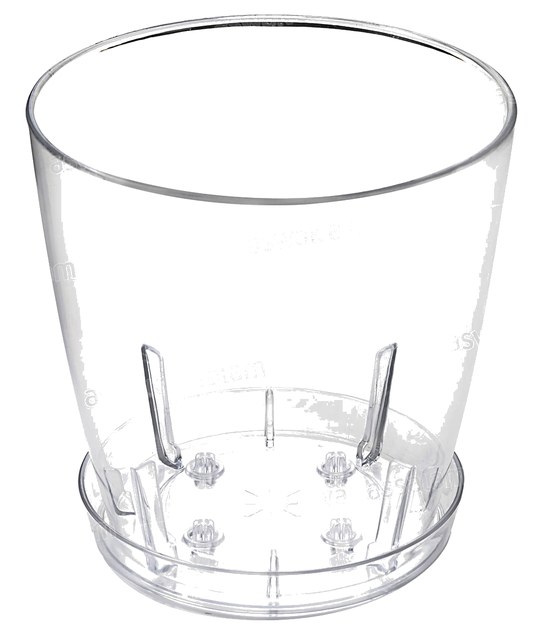 POT DE FLEURS TRANSPARENT 13*12CM ORCHID