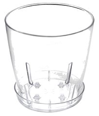 POT DE FLEURS TRANSPARENT 13*12CM ORCHID