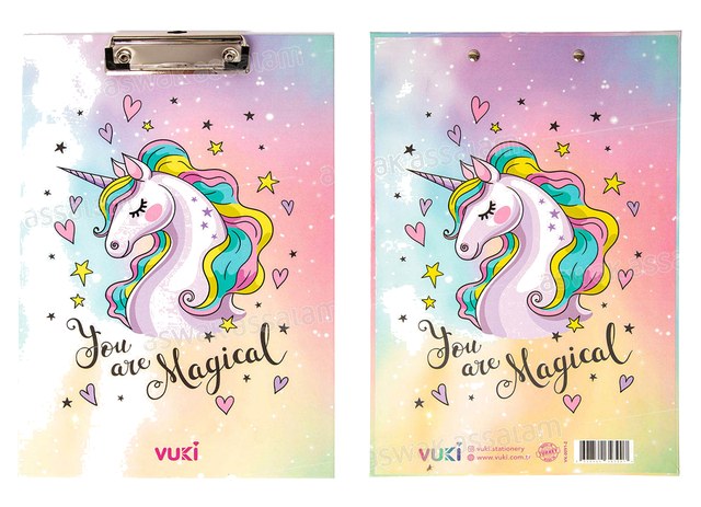 PRESSE-PAPIERS MOTIF LICORNE 32*21,5*1,5CM VUKI