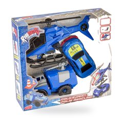 SET VEHICULE DE POLICE 3 PIECES 35*10*33CM