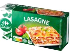 Lasagne Carrefour 500g