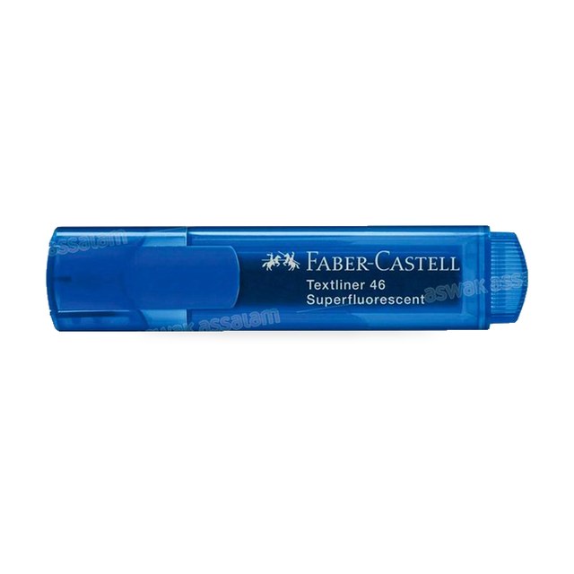 SURLIGNEUR TRANSPARENT BLEU FABER-CASTELL