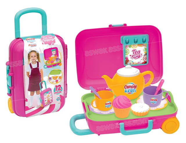 VALISE SERVICE A THE 12 PIECES POUR ENFANT
