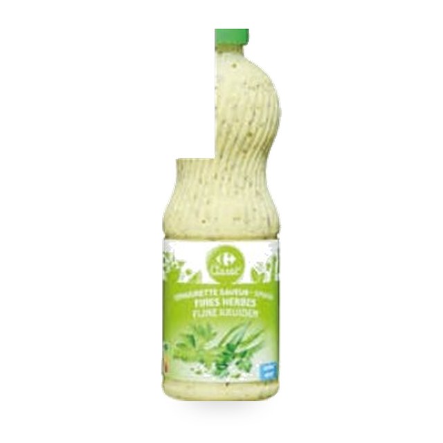 äalo Sauce vinaigrette allégée fines herbes Carrefour 50cl