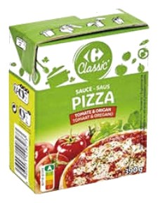 daola Sauce tomate et origan pour pizza Carrefour 390g