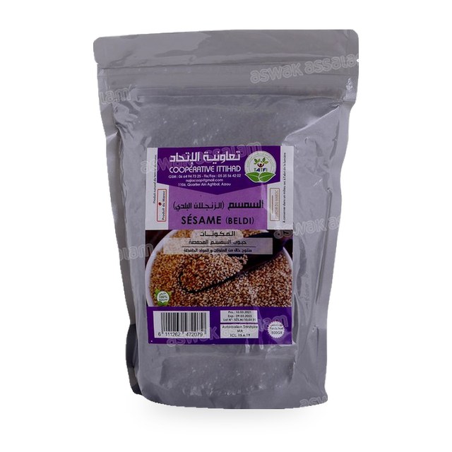 SESAME BELDI ENTIER SEC 500G TATFI