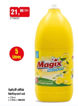 Nettoyant sol Magix – 5L