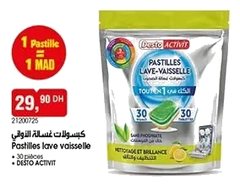 Pastilles lave vaisselle Desto Activit – 30 pièces