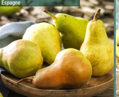 Poire import prix au kg