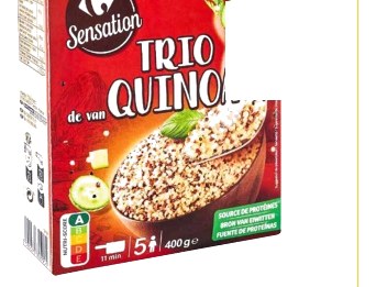 Mélange quinoa Carrefour Sensation 400g prix au kg