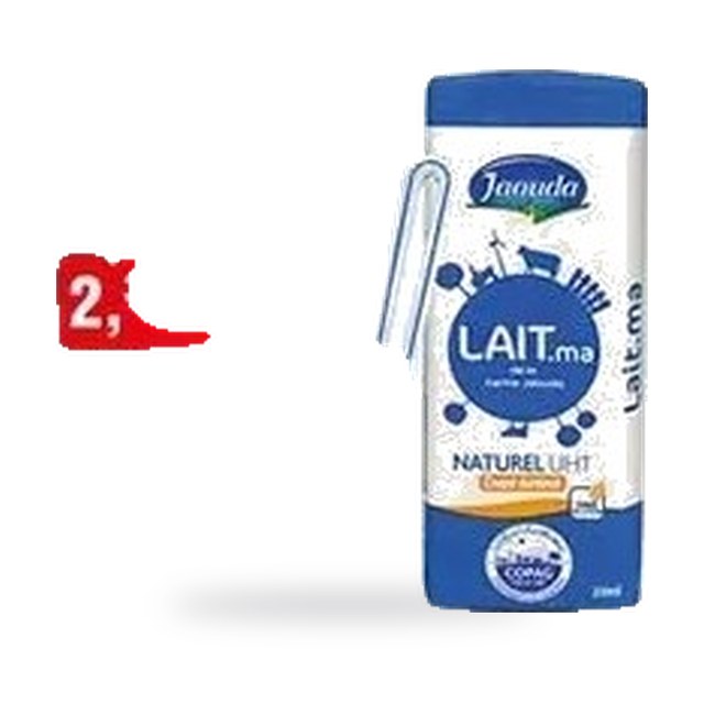 Lait demi-écrémé UHT Jaouda – 200ml