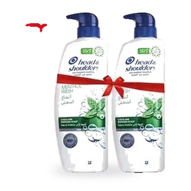Shampoing Menthol Head & Shoulders – Lot de 2 x 500ml