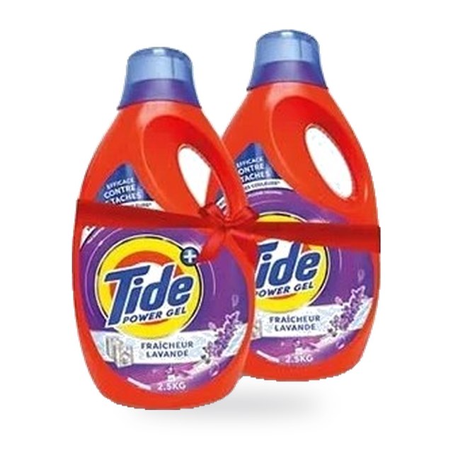 Lessive liquide Tide – Lot de 2 x 2.5kg