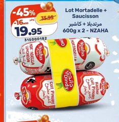 Lot Mortadelle + Saucisson Nzaha – Lot de 2 x 600g