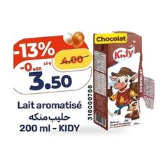 Lait aromatisé chocolat