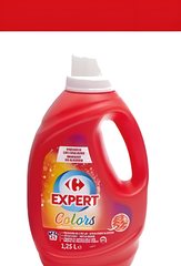 Lessive liquide spécifique couleur Expert Colors Carrefour 1 25 L