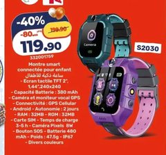 Montre smart connectée pour enfant S2030