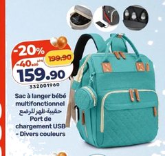 Sac à langer bébé multifonctionnel