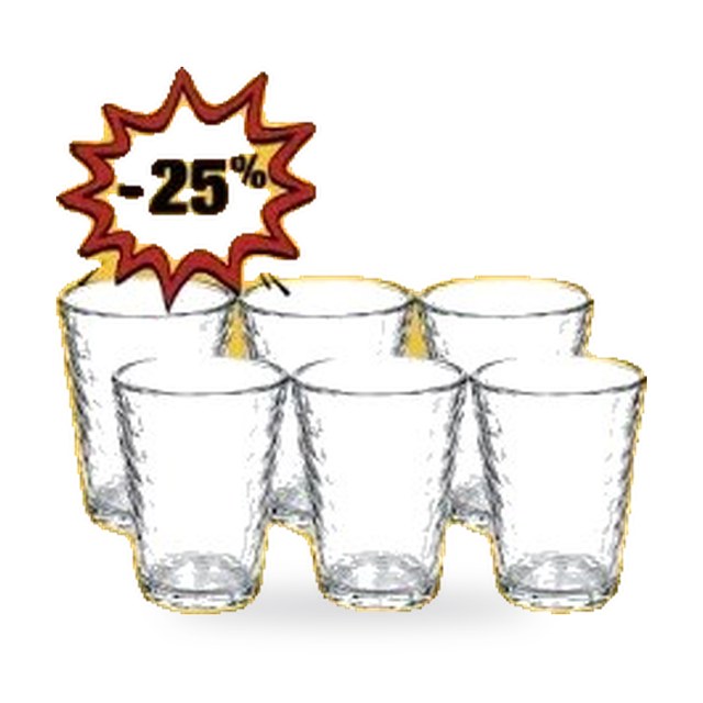 Verres à thé – Lot de 6 x 194ml