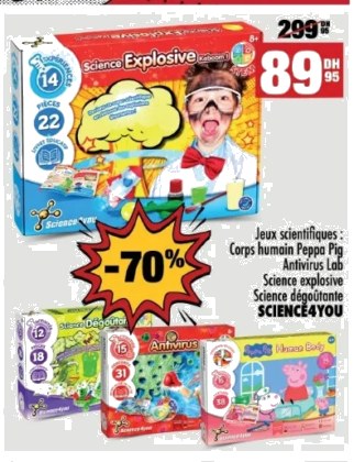 Jeux scientifiques Science Explosive – 14 pièces