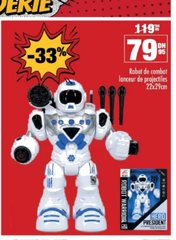 Robot de combat lanceur de projectiles – 22x29cm