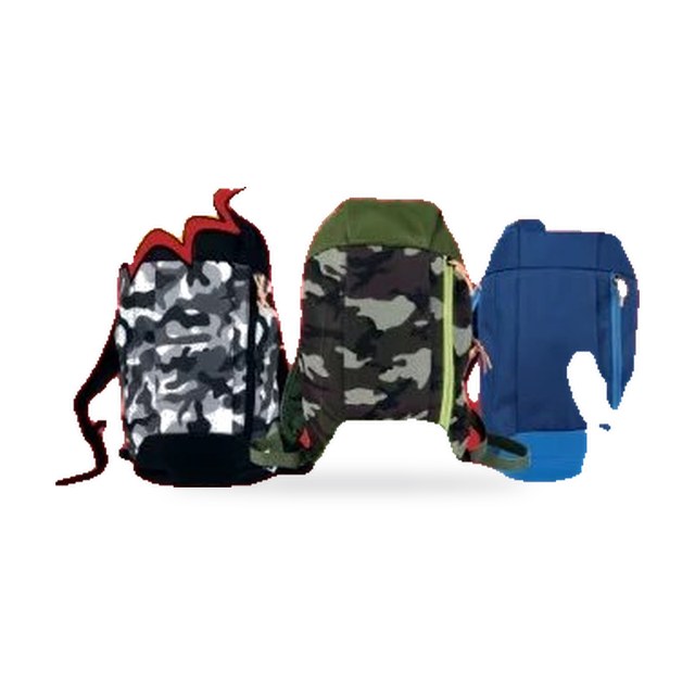 Sac à dos de sport gris/kaki/bleu
