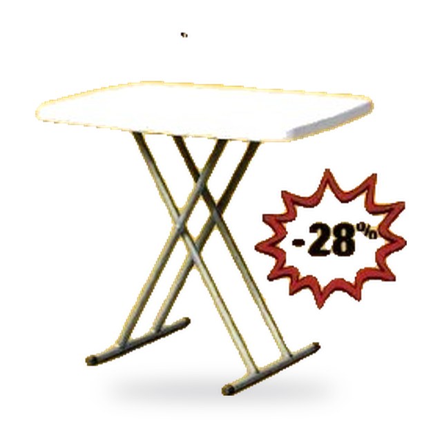 Table pliante 50x33x76 cm