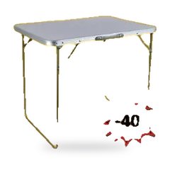 Table pliante en aluminium 80x60x70 cm