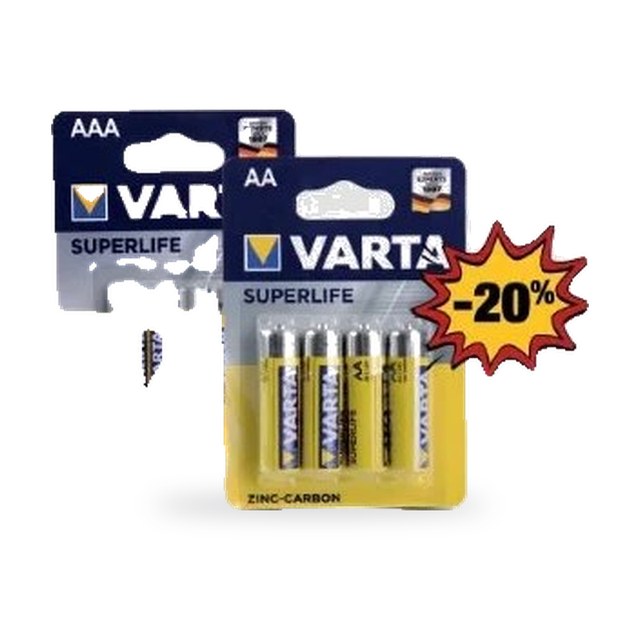 Piles Superlife AA/AAA Varta – Lot de 4