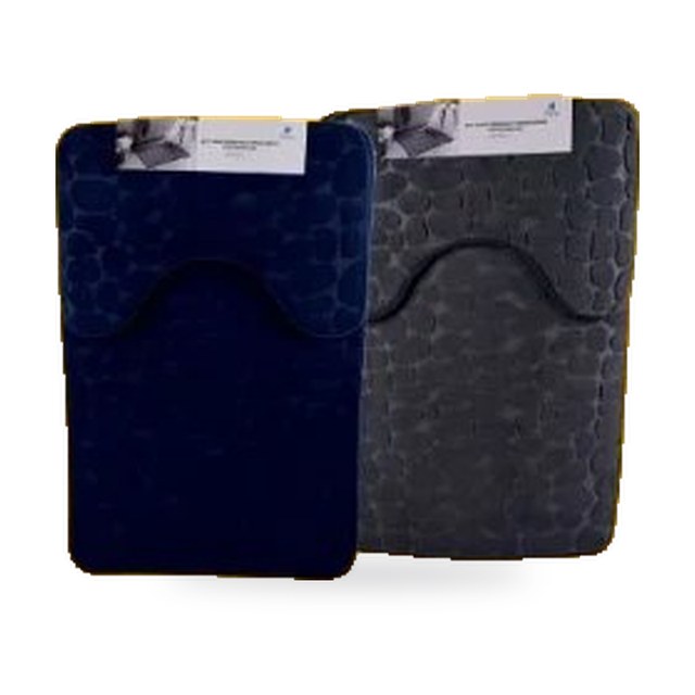Tapis de salle de bain – Lot de 2