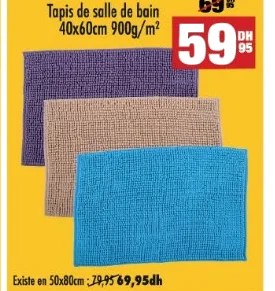 Tapis de salle de bain – 40x60cm