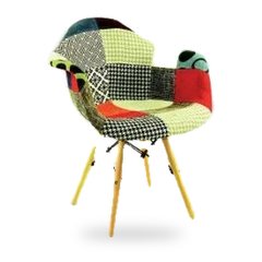 Chaise patchwork – 57x62x83cm