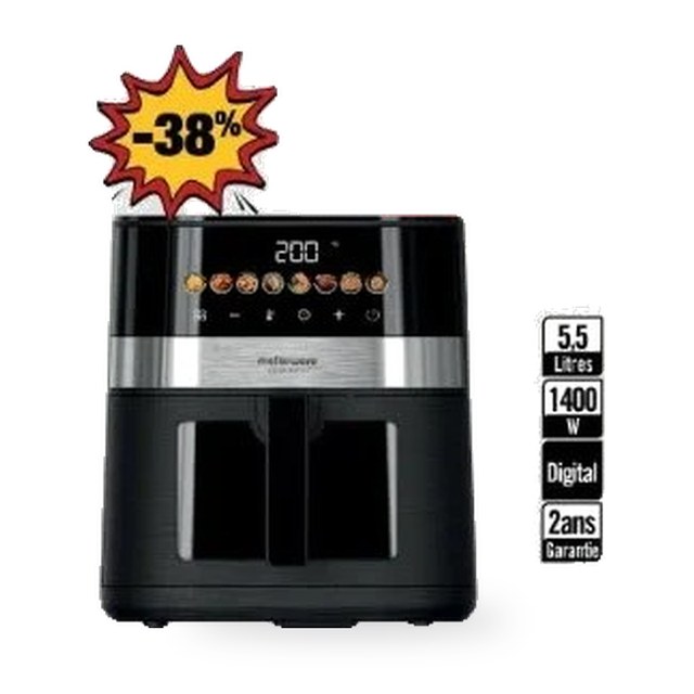 Air Fryer numérique Mellerware – 5,5 L