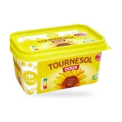 Margarine à l'huile de tournesol doux Carrefour 500g