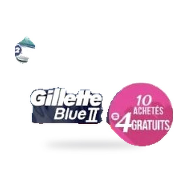 Rasoirs Gillette Blue II plus – Lot de 14