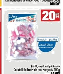 Cocktail de fruits de mer surgelés Janis – 400 g