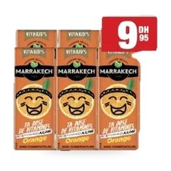 Jus de fruits Vitakid – Lot de 6 x 200 ml